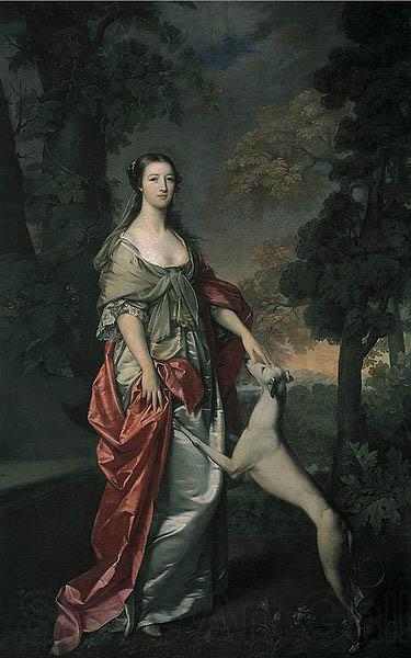 Gavin Hamilton Portrait of Elizabeth Gunning, Duchess of Hamilton